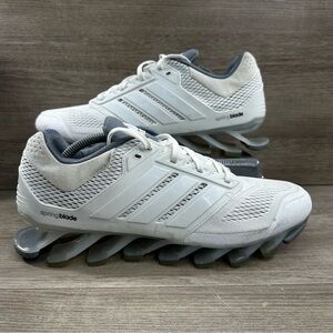 Adidas Springblade Razor White & Grey Running Sneakers Women 10